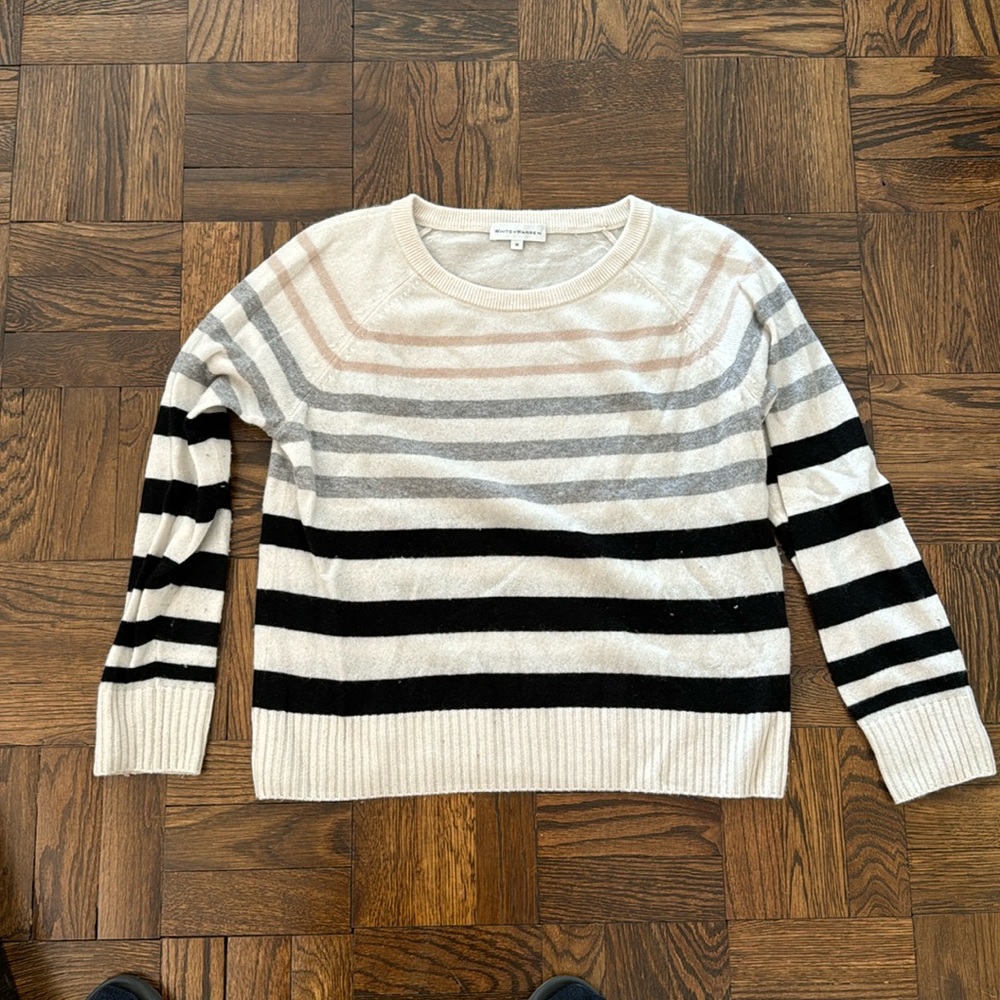 White and Warren cashmere sweater